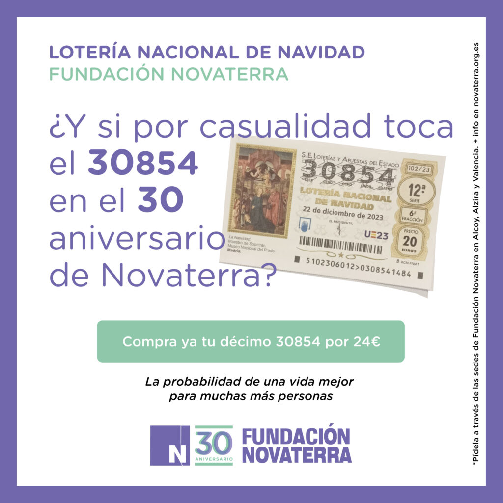 Fundación Novaterra Ya Tiene A La Venta Su Propio Décimo De Lotería